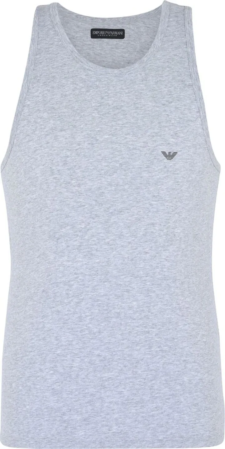 Mens Knit Tank Undershirt Grey