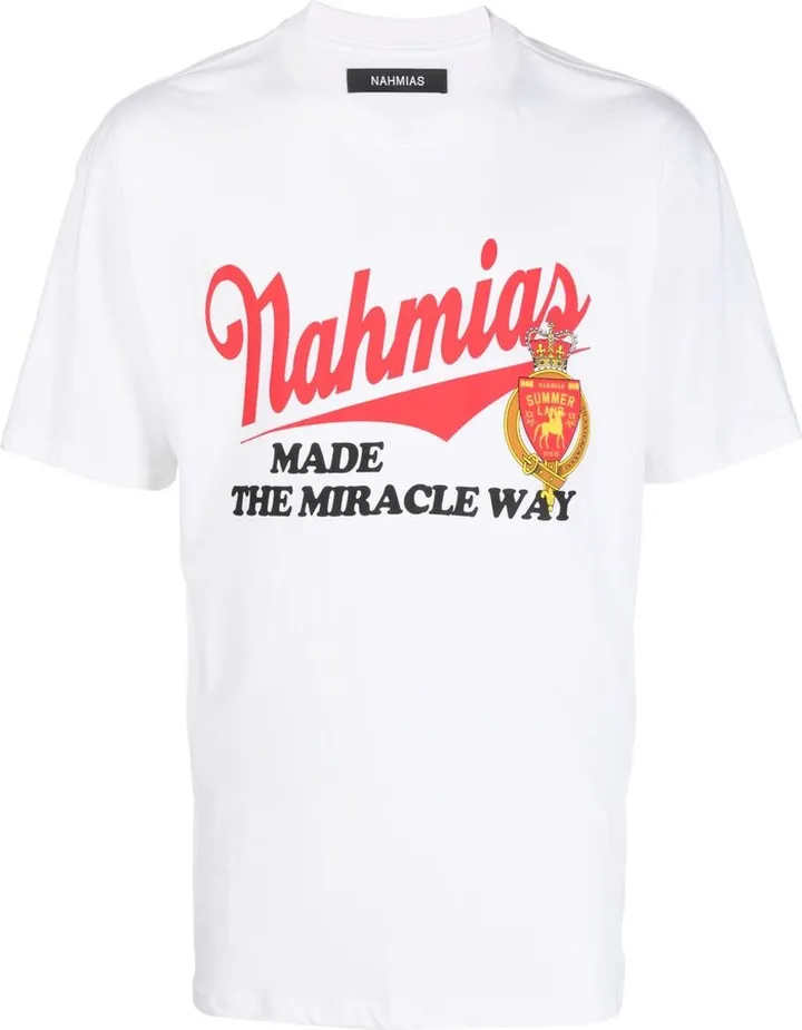 logo-print cotton T-shirt