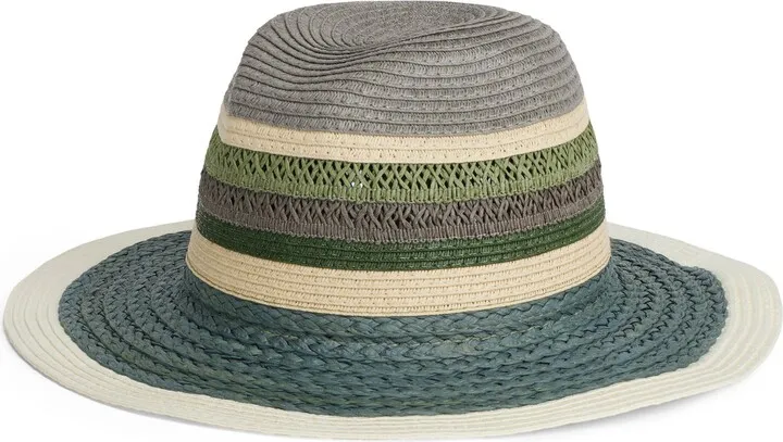 Open Weave Straw Fedora