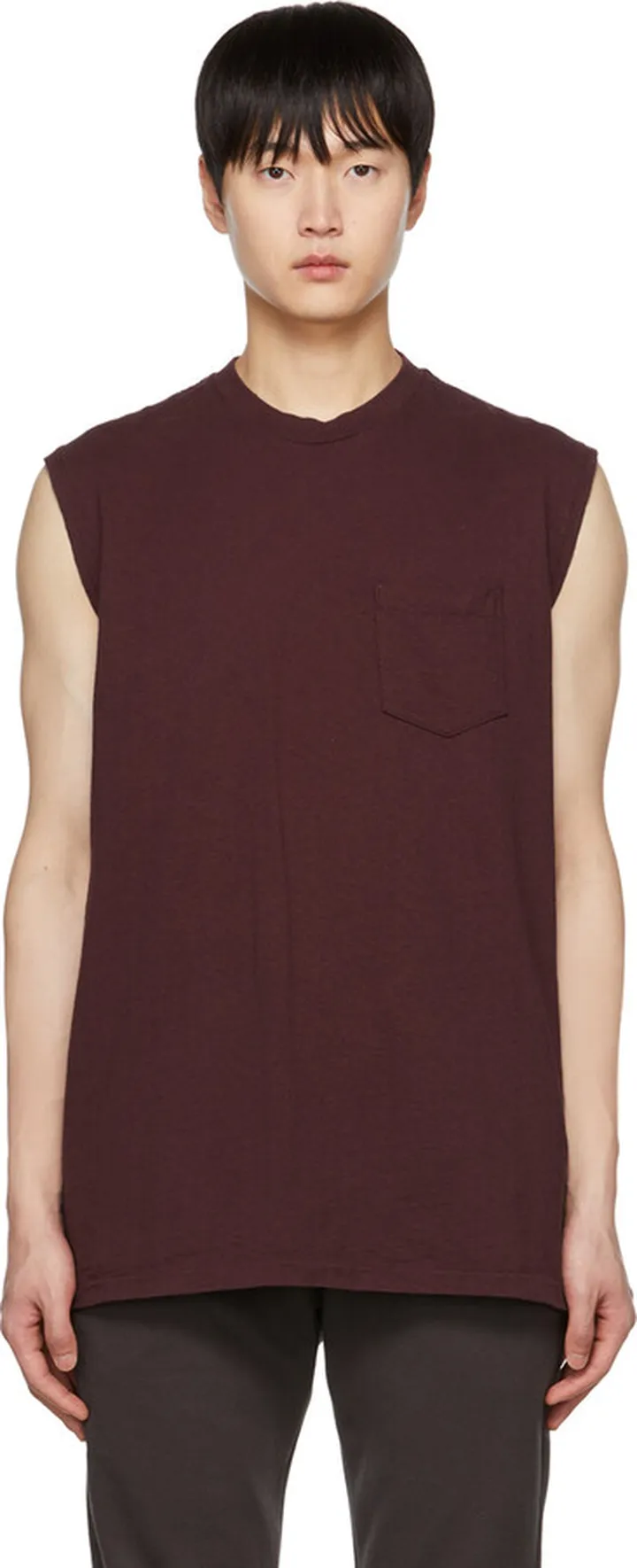 John Elliott Burgundy Rodeo T-Shirt