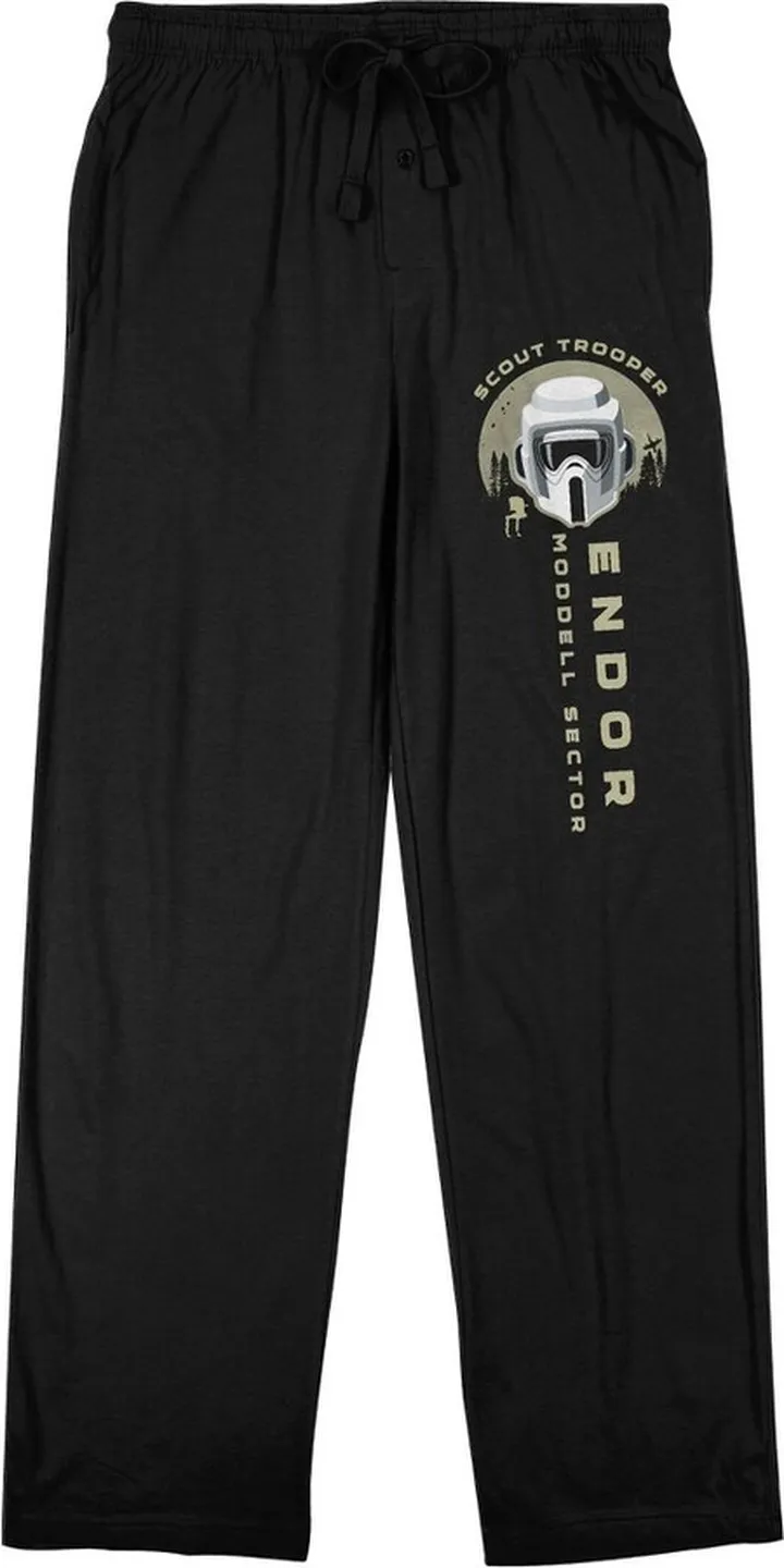 Star Wars Return Of The Jedi Endor Trooper Men's Sleep Pajama Pants-Medium