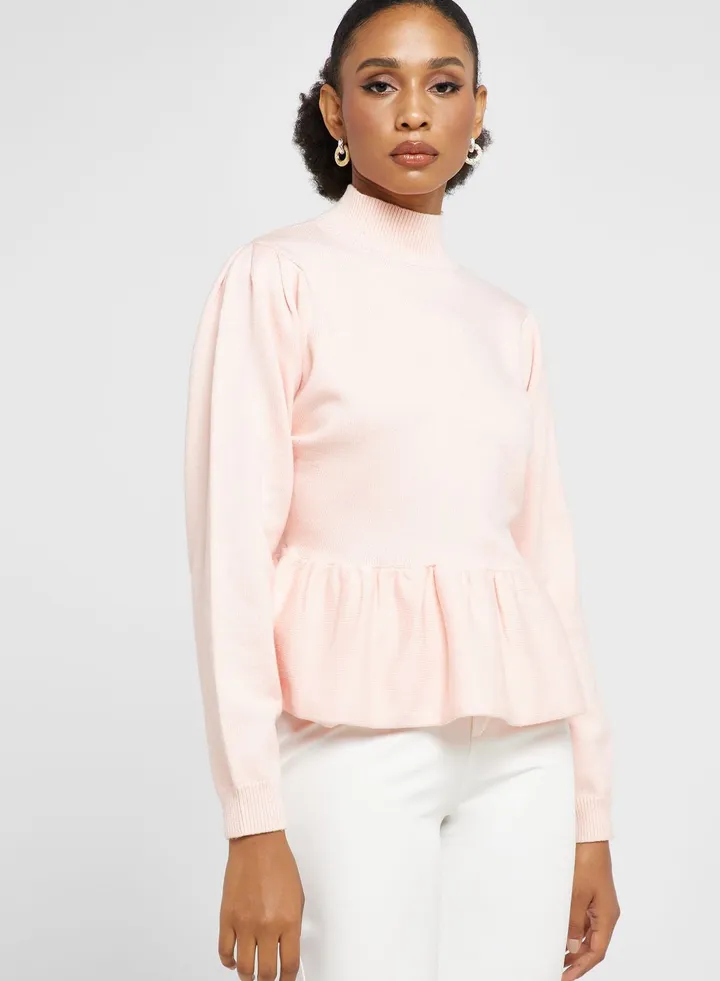 Peplum Detail Sweater