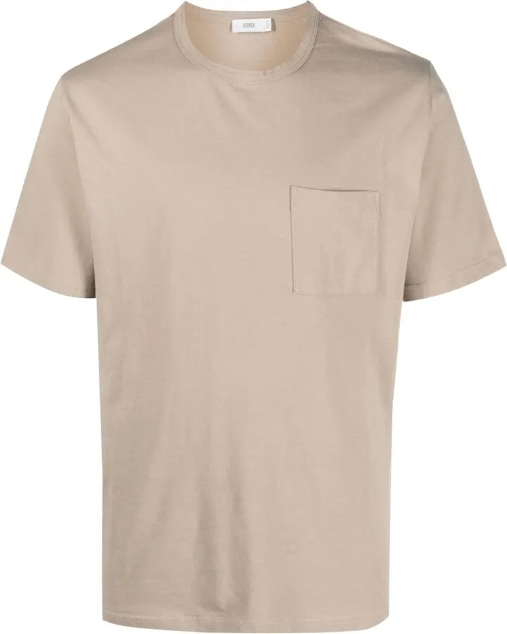 chest-pocket organic cotton T-shirt