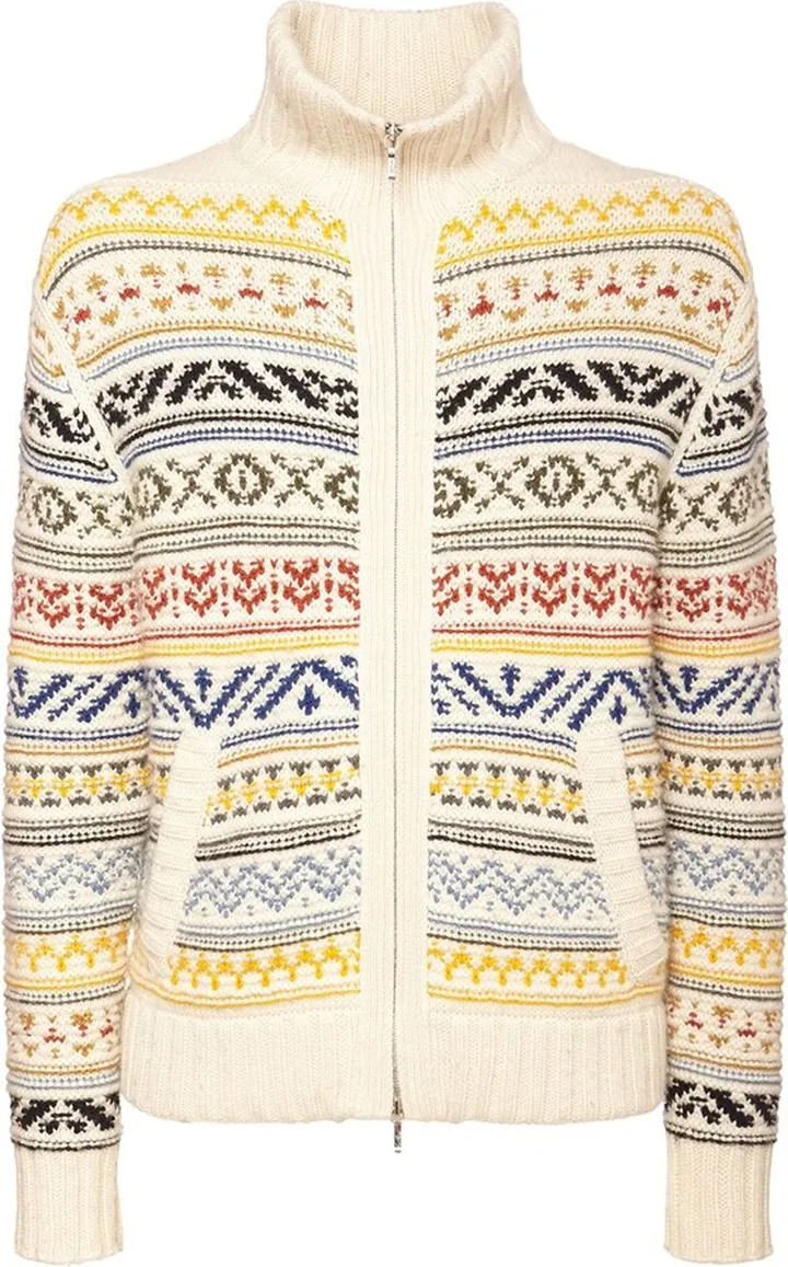 Bernina cashmere zip sweater