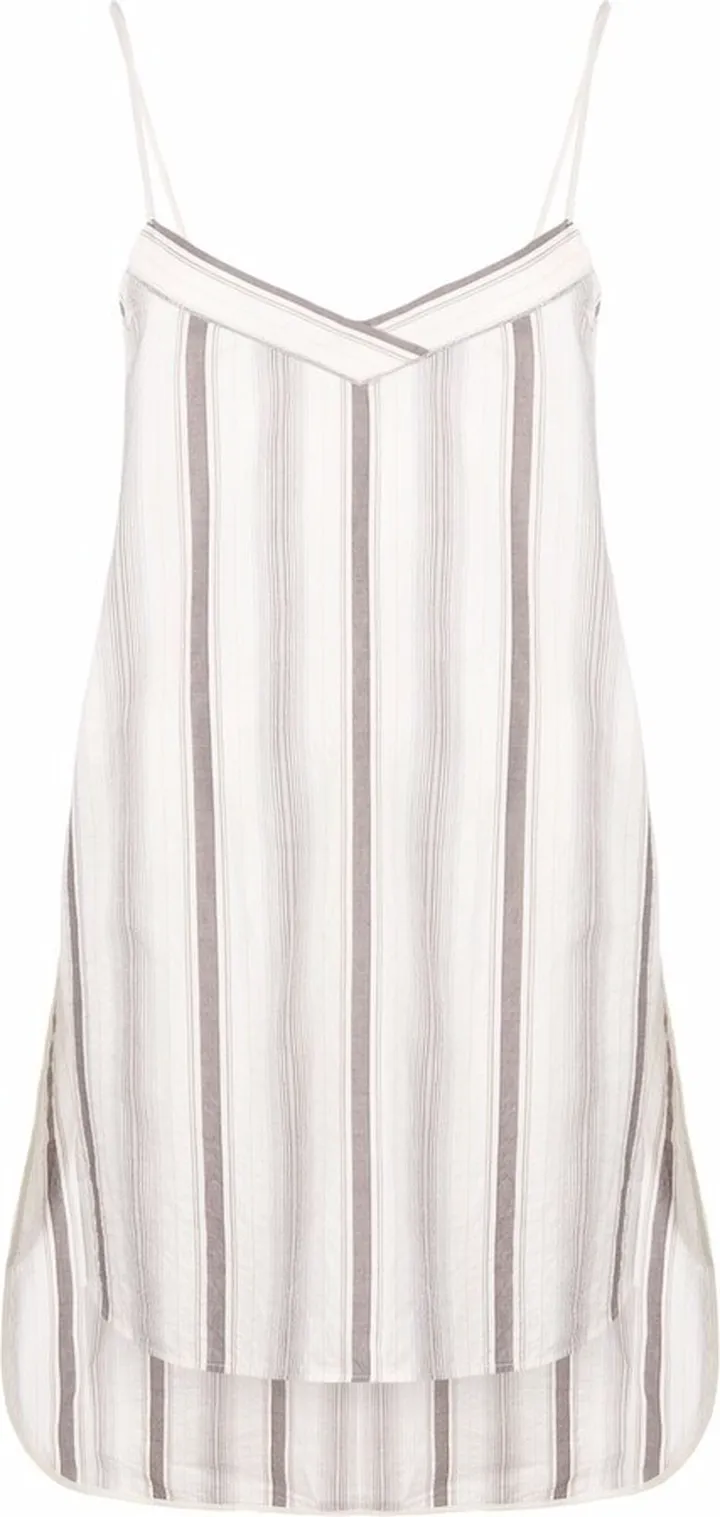 Stripe-Print Tunic Vest