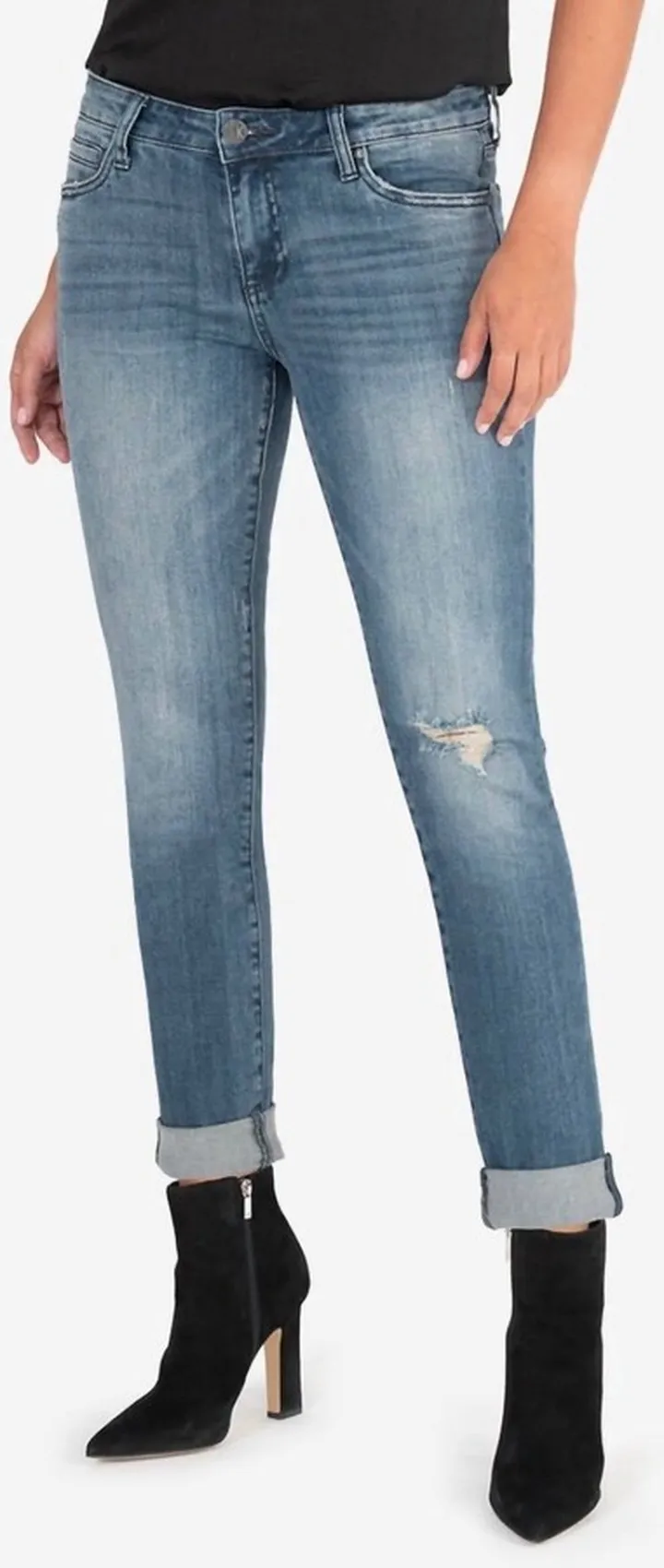 Catherine Boyfriend Jeans in Medium Wash