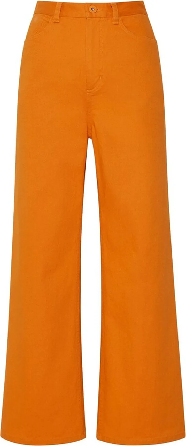Cotton Twill Cropped Trousers