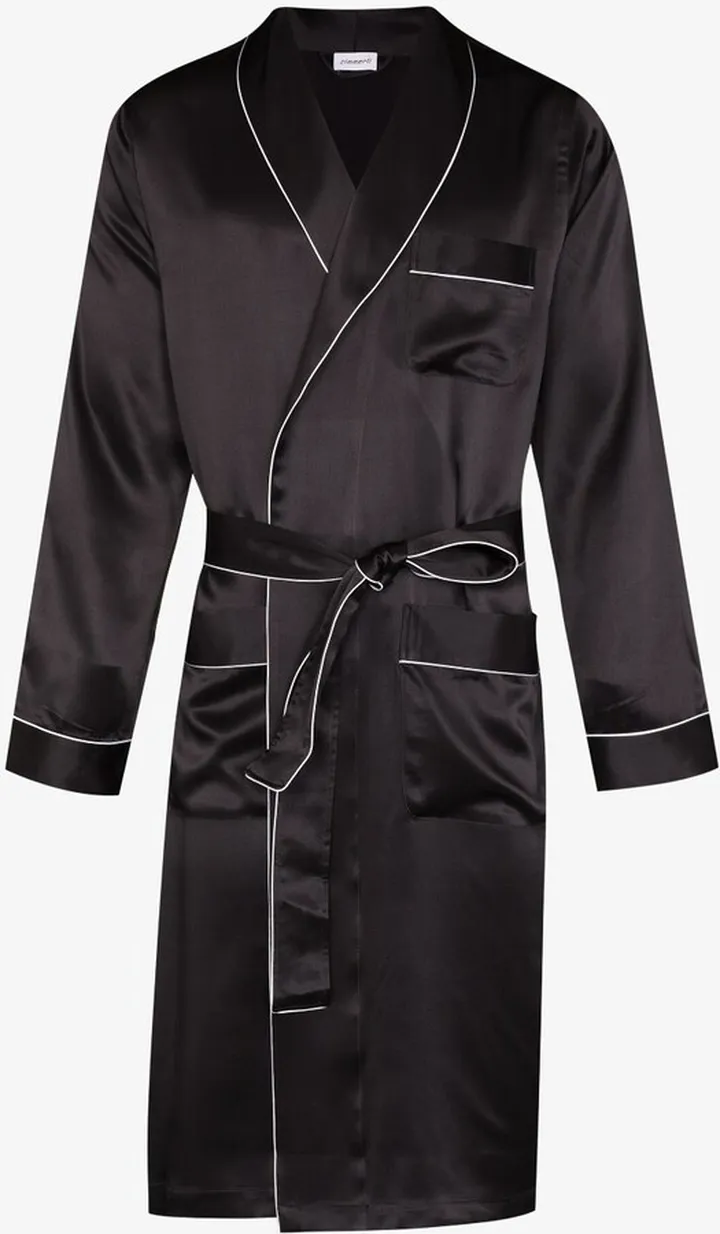 Belted Silk Robe