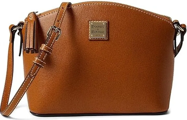 Dooney & Bourke Saffiano Robin Crossbody (Natural) Handbags