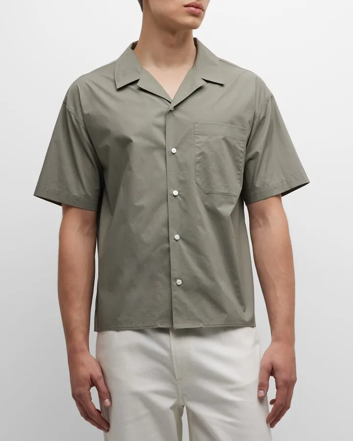 Men's Soft Cotton Camp Shirt