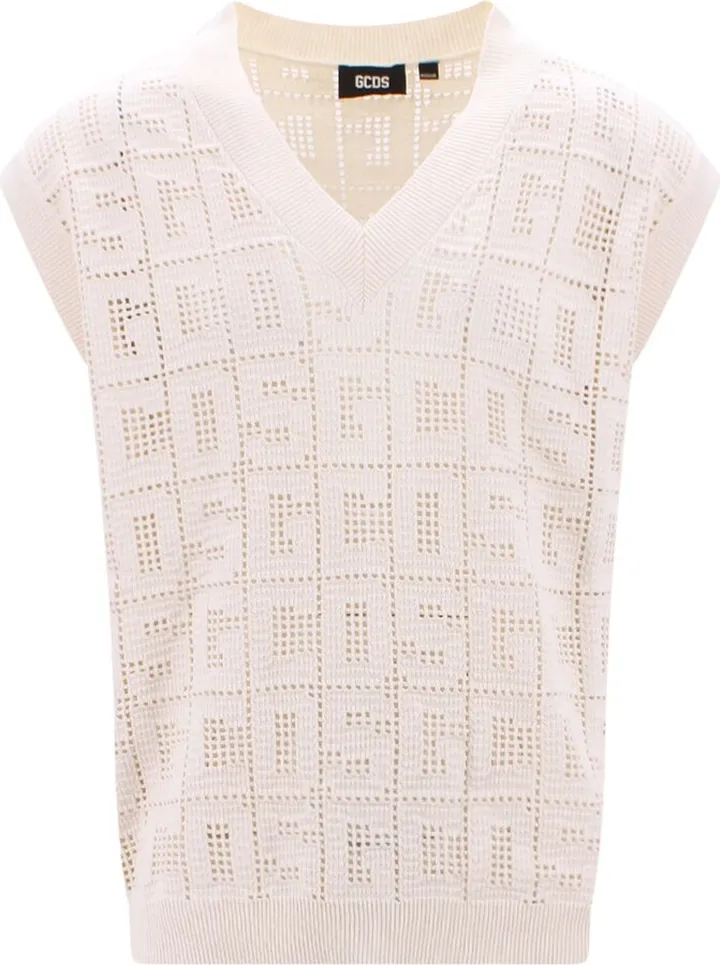 Cotton blend vest
