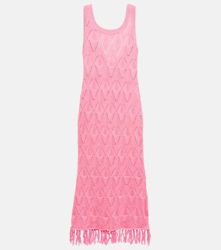 Cotton midi dress