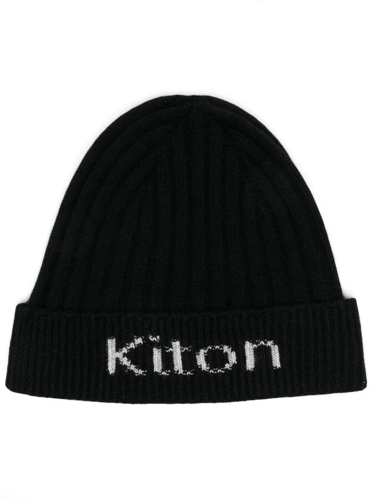 Ribbed-Knit Cashmere Beanie