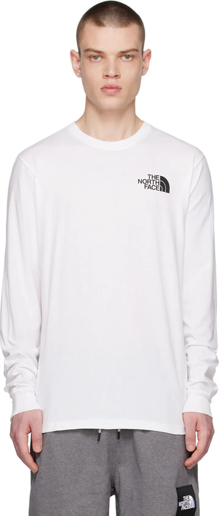 The North Face White Box NSE Long Sleeve T-Shirt