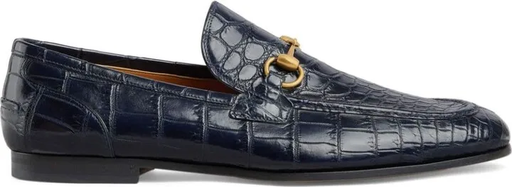 Jordaan crocodile leather loafers