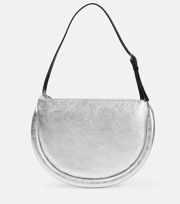 Bumper-Moon leather shoulder bag