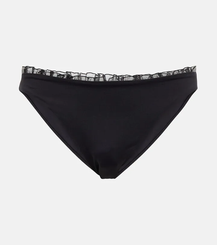 Ruffled bikini bottoms