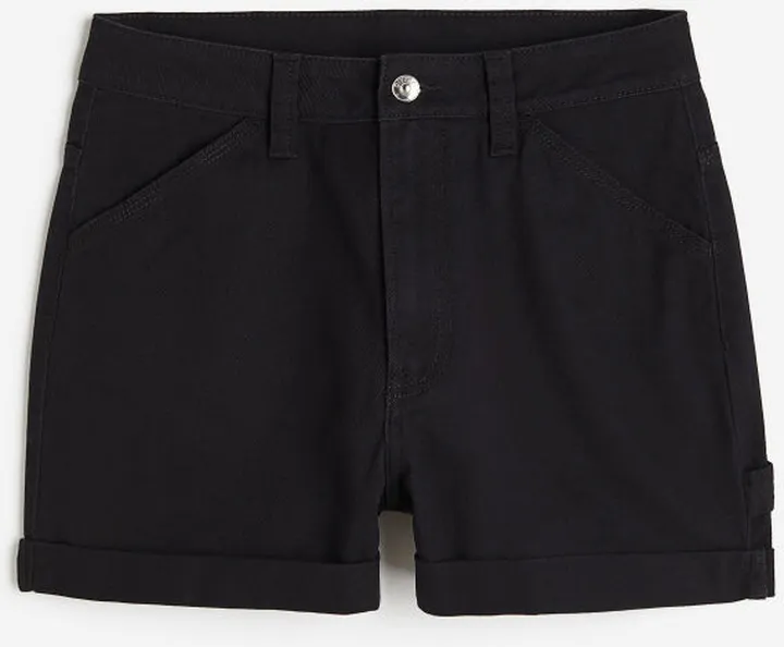 High Waist Cargo Shorts