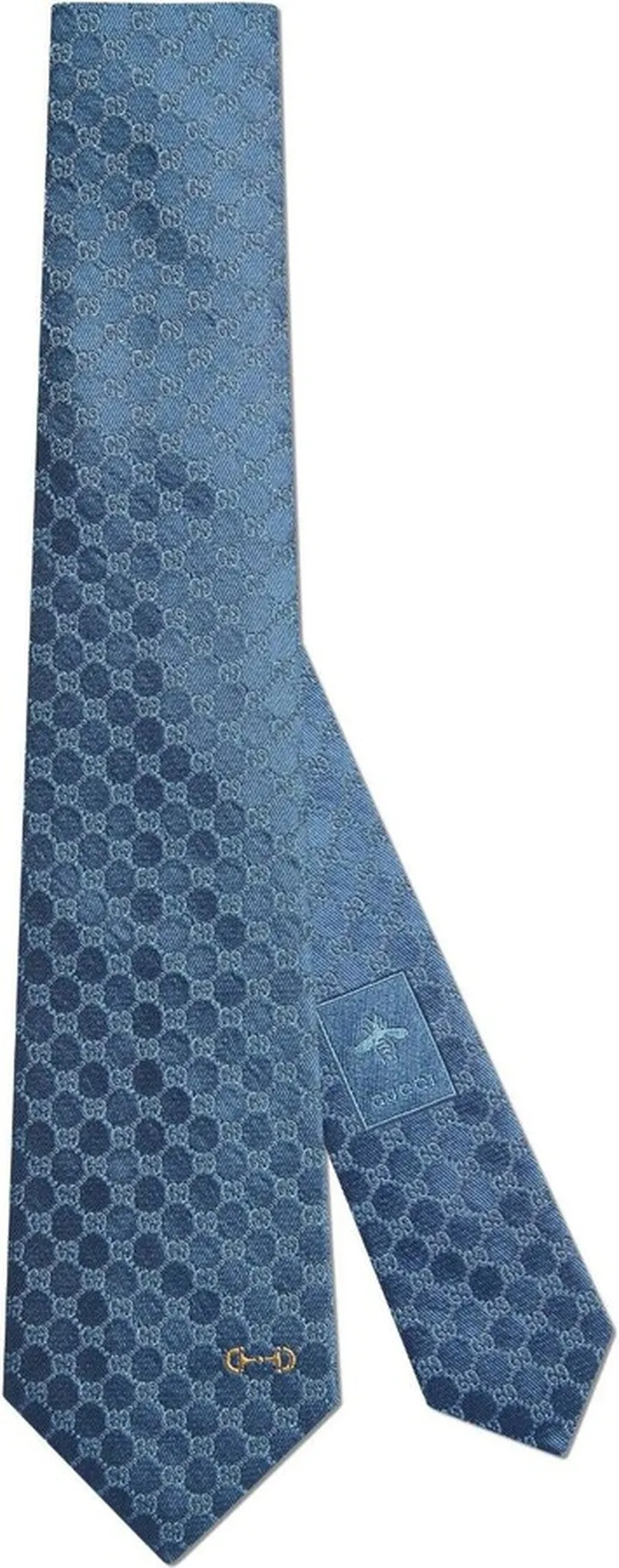 Monogram-Pattern Silk Tie