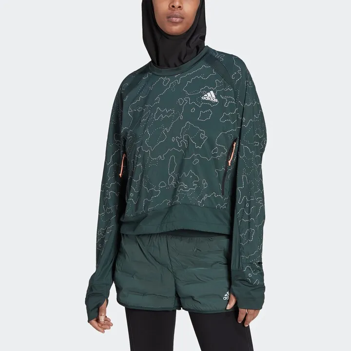 Women's adidas X-City Running Crewneck Jacket