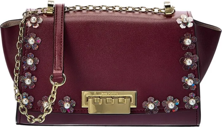 ZAC Zac Posen Eartha Mini Chain Leather Shoulder Bag