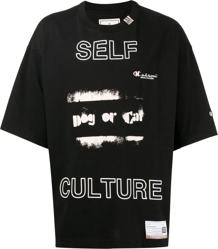 text-print T-shirt