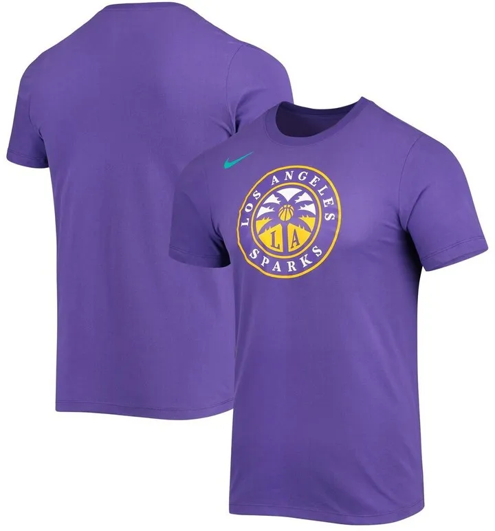 Men's Nike Purple Los Angeles Sparks Logo Performance T-shirt