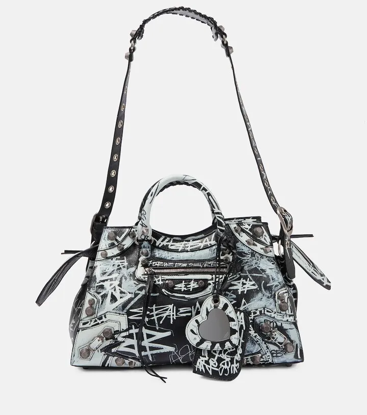 Neo Cagole City Small leather tote bag