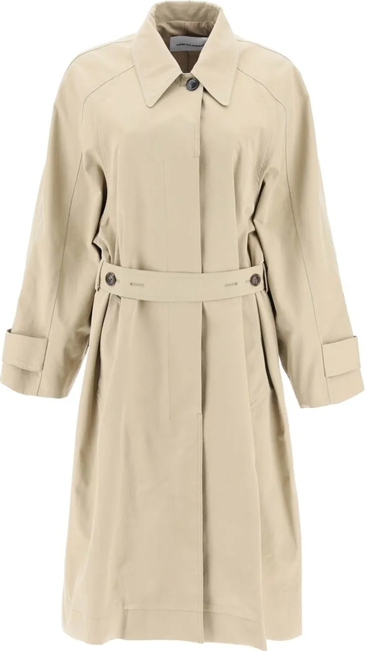 'new Armhole' Belted Trench Coat