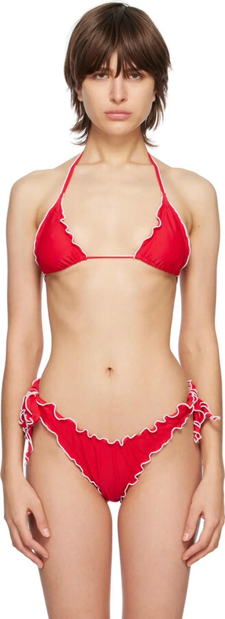 Poster Girl Red Loni Bikini Top