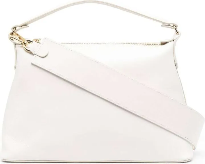 Liu Jo Leonie Hanne Woman's Hobo Small White Leather Handbag