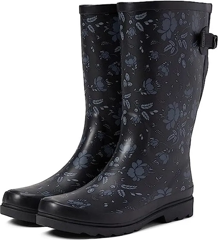 Western Chief Waterproof Printed Wide Calf Rain Boot (Feminine Floral) Women's Boots