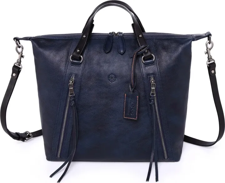 Old Trend Mossy Creek Leather Tote Bag