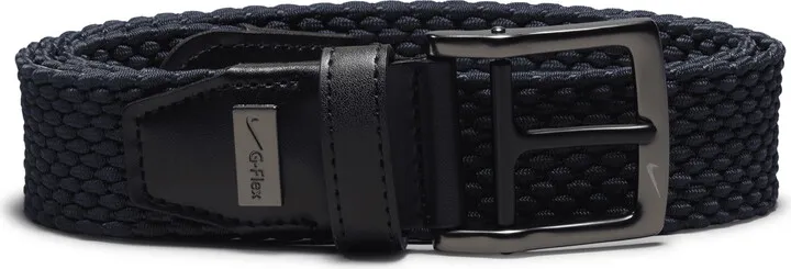 Nike Men's Stretch Woven Belt in Blue