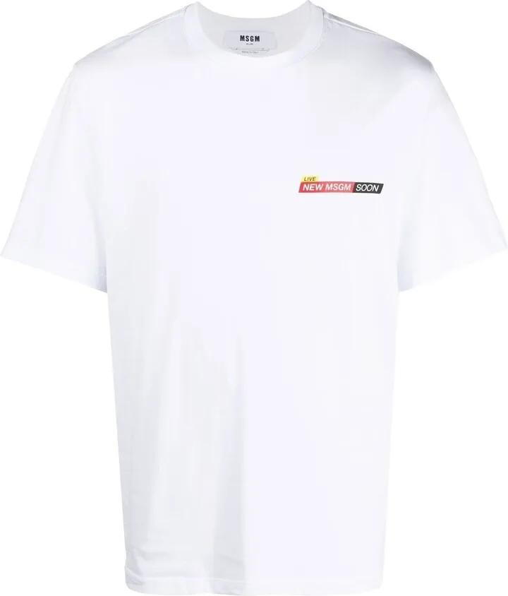 logo-print T-shirt