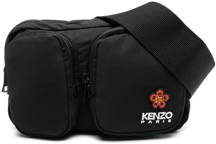 Embroidered-Logo Belt Bag