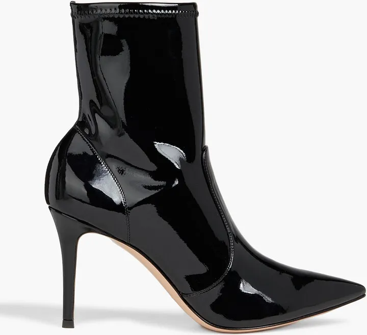 Imogen vinyl ankle boots
