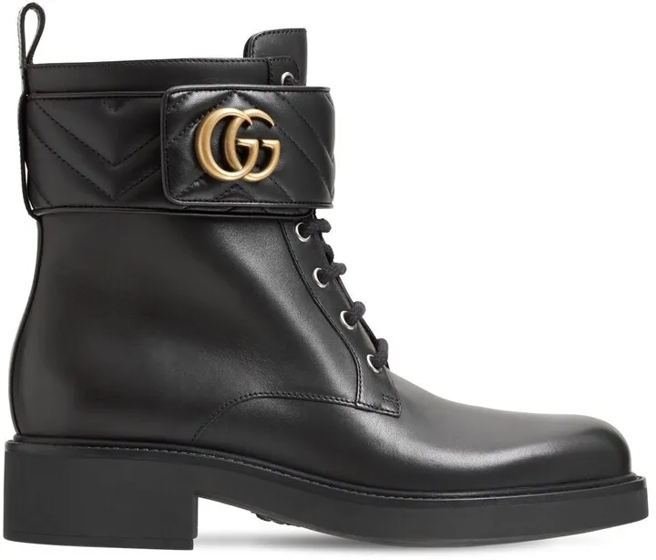 25mm Marmont leather ankle boots