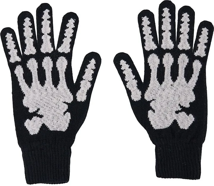 Skelton Knit Gloves