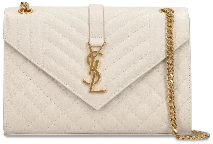 Medium Envelope Quilted Leather Bag