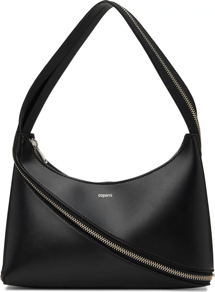 Coperni Black Zip Baguette Bag