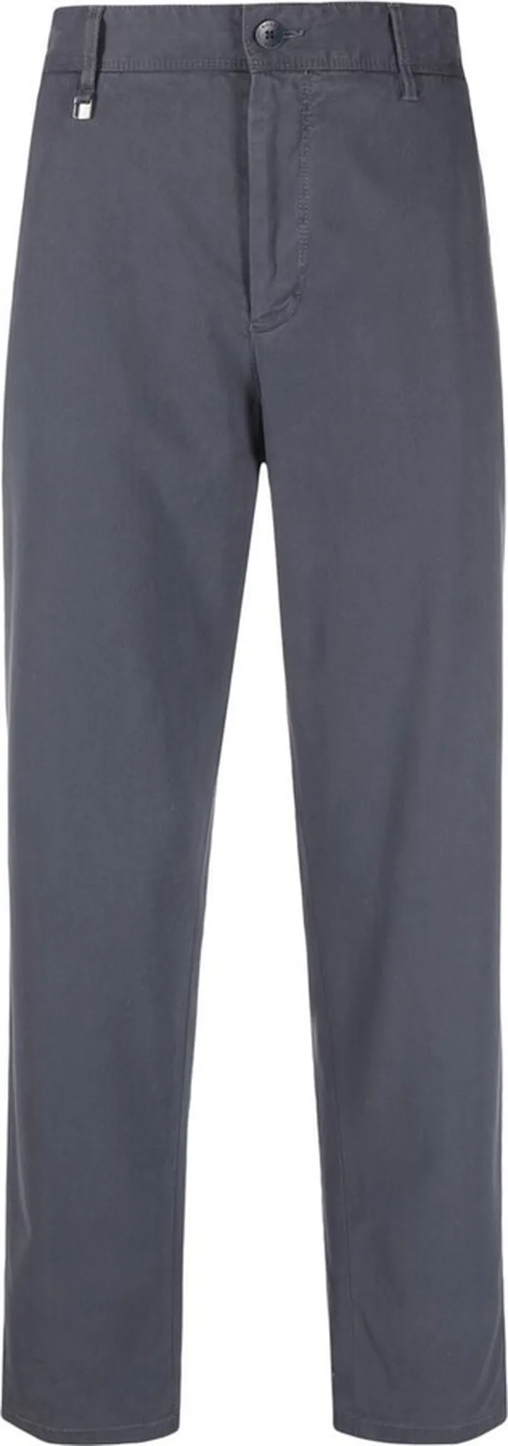 Mid-Rise Straight-Leg Trousers