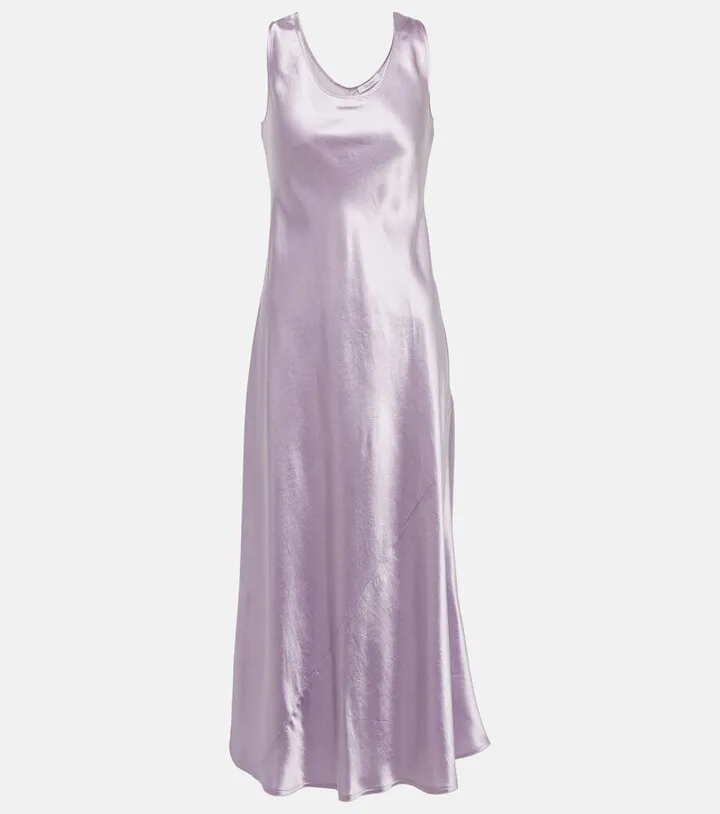 Capua satin slip dress