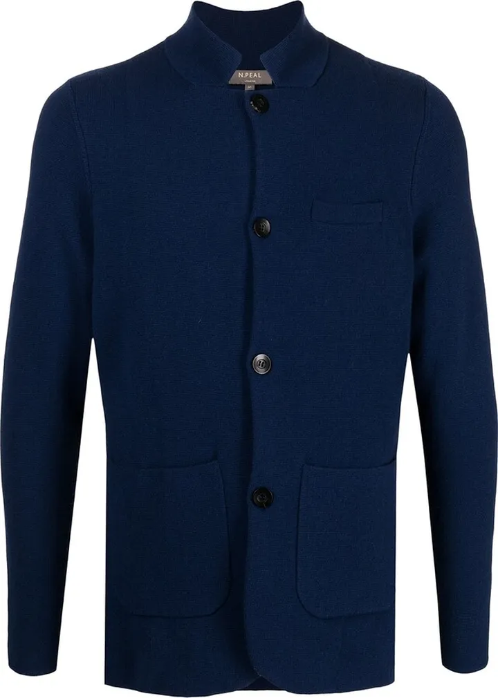 Button-Up Knitted Jumper
