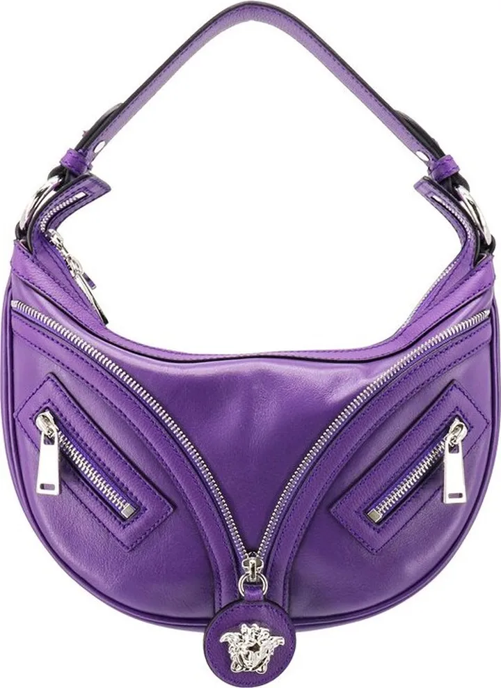 Versace Repeat Medusa Plaque Small Shoulder Bag