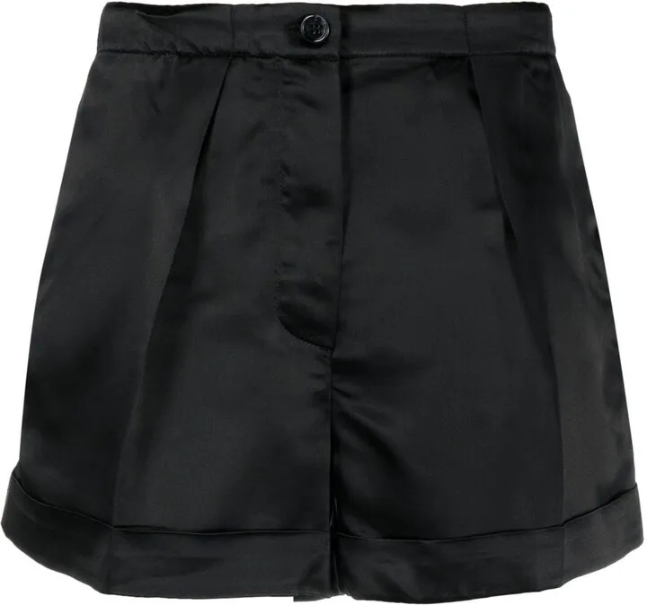 Tailored Satin Shorts