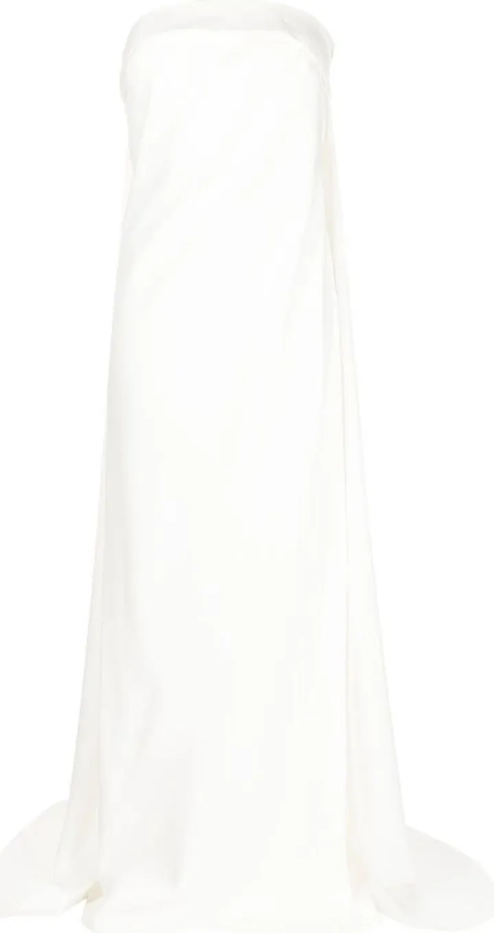 Crystal-Embellished Evening Gown
