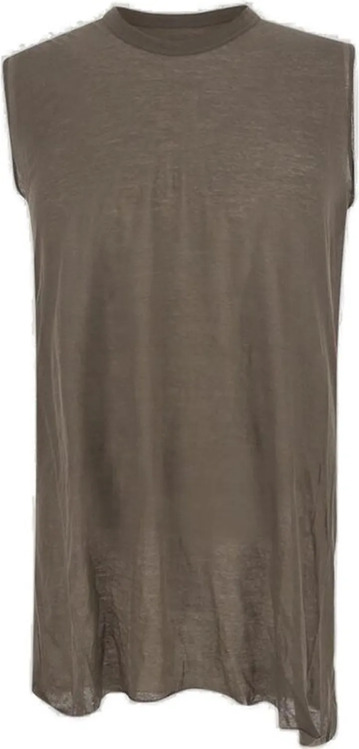 Rick Owens Crewneck Sleeveless T-Shirt