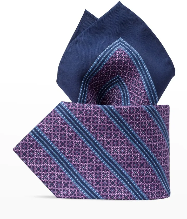 Men's Stripe Silk Tie