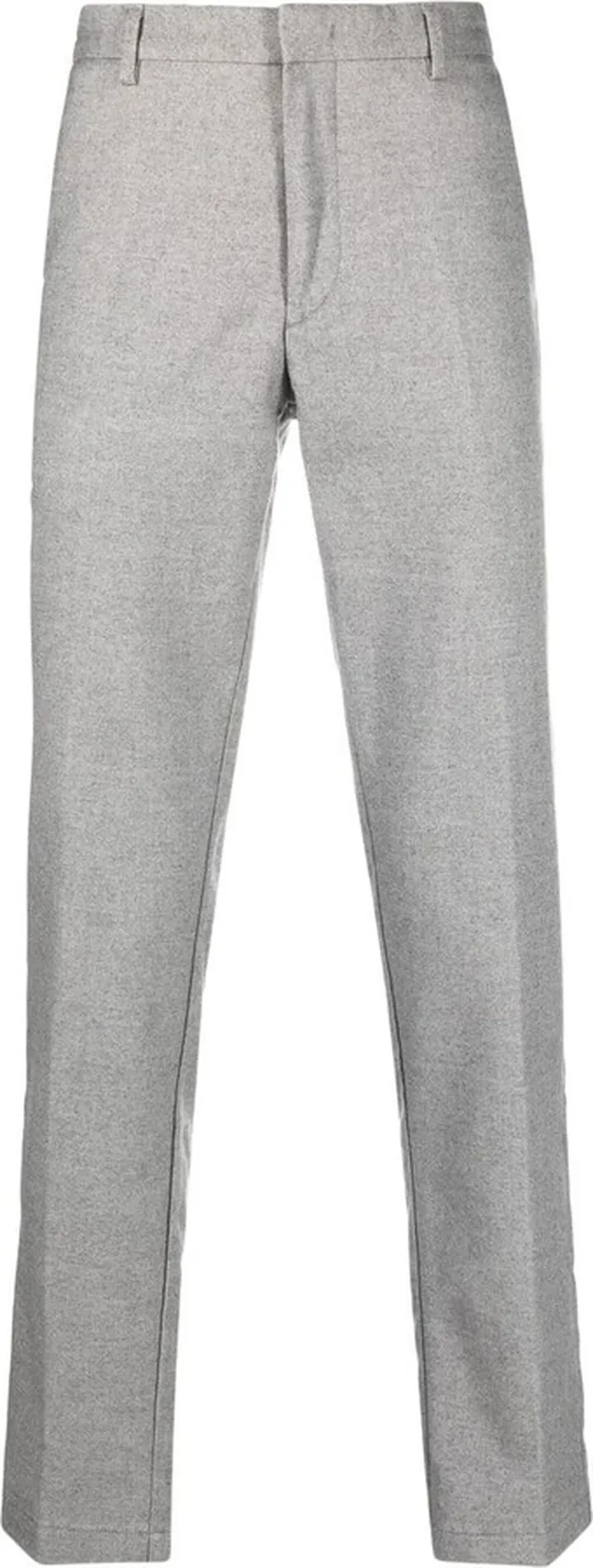 Mid-Rise Straight-Leg Trousers